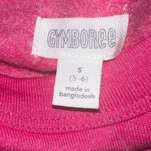 Gymboree Girls Pink Oh What Fun Graphic Sweatshirt Metallic Small NWT - Picture 5 of 7